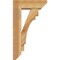 Ekena Millwork Merced Slat Rough Sawn Bracket w/ Offset Brace, Western Red Cedar, 6"W x 16"D x 28"H BKT0604X16X28MRC06RWR - alternate 4